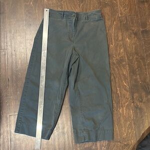 Talbots charcoal Wide Leg Pants- 6 GUC